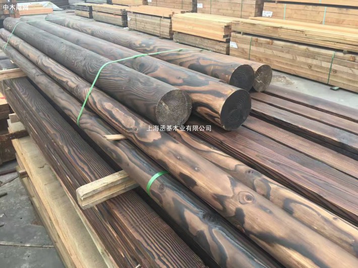 上海丞基木业有大规模整木定制生产工地