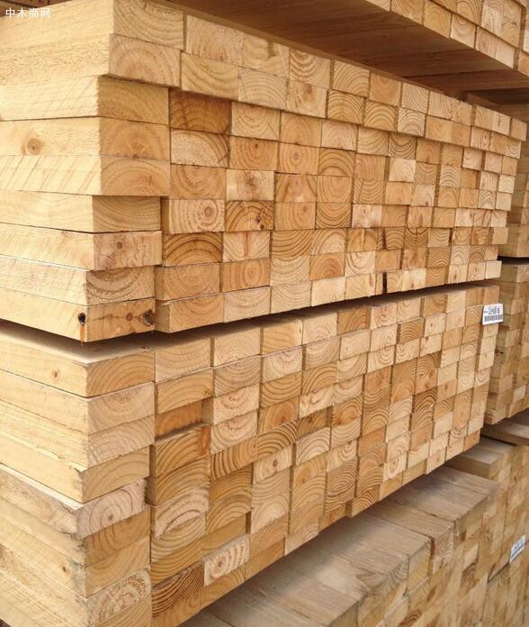 新鲜加工的新西兰松建筑木方厂家批发