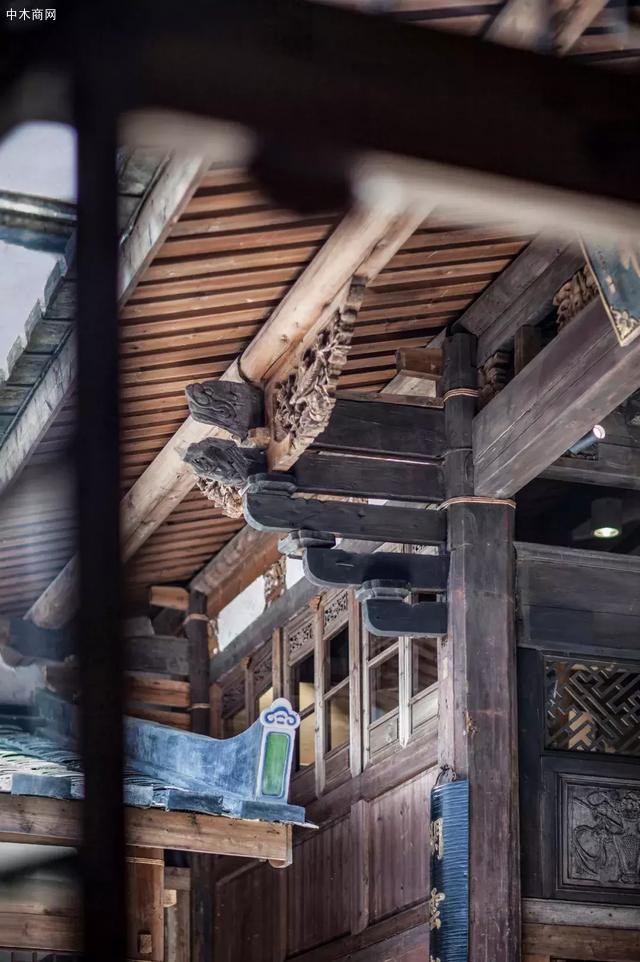 中国古代木制建筑结构尽显古雅端然