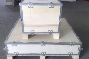 镇江钢带箱厂家直供 木托盘 机械包装 钢带箱图3