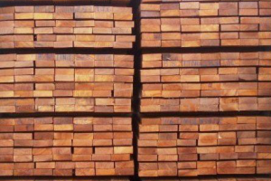 厂供炭化木 红雪松 松防腐木板材