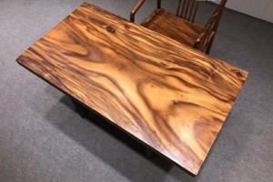 南美胡桃木大板桌