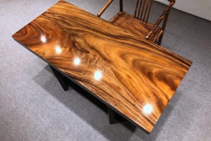 南美胡桃木大板桌图2