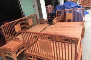 缅甸花梨六件套沙发红木家具批发价格图2