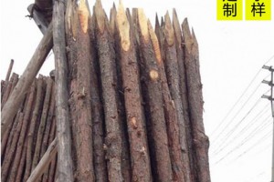 松木桩 圆木柱 原木桩 园林建设河道打木桩 可削尖