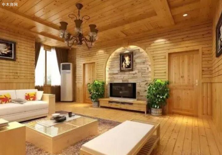 碳化木客厅装修