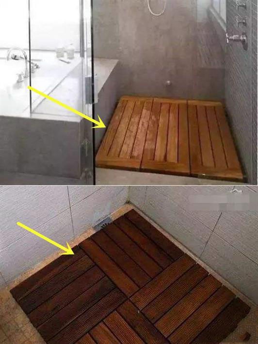 防腐木铺在淋浴房的可行性