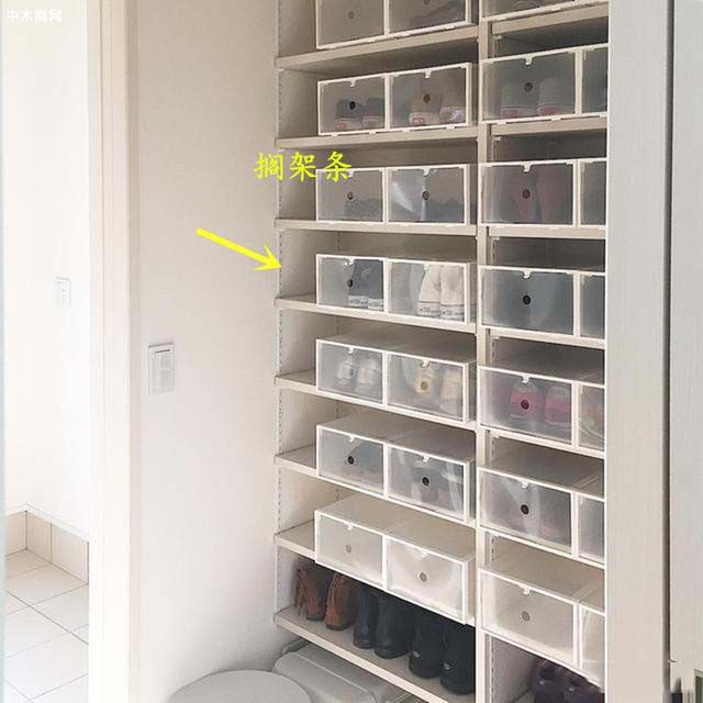 一种简单的安装方法就是直接装搁架条