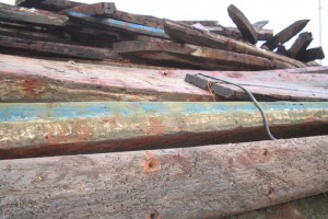 船木出售 宁波老船木板出售沉船木出售图1