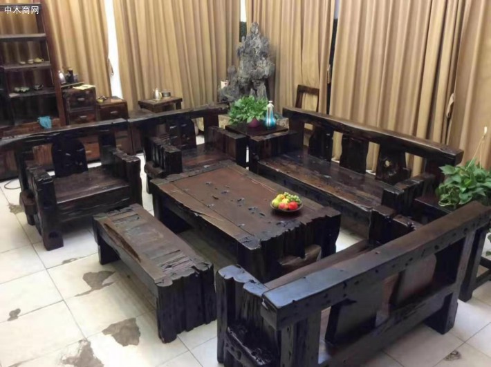 宁波船木沙发 船木餐桌 船木酒柜