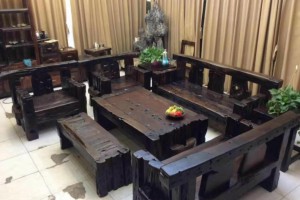 宁波船木沙发 船木餐桌 船木酒柜 船木家具
