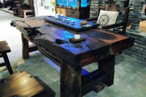 宁波功夫茶桌 宁波茶台出售 宁波茶几 功夫茶具图2
