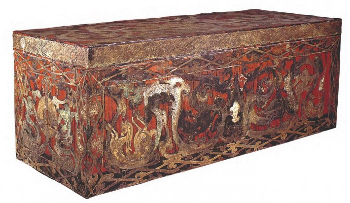 1972年，长沙马王堆一号汉墓出土的棺椁板