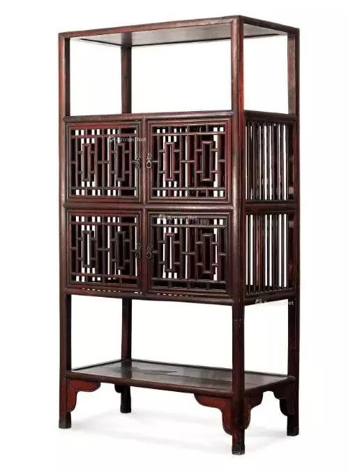 中式风格红木书柜图片