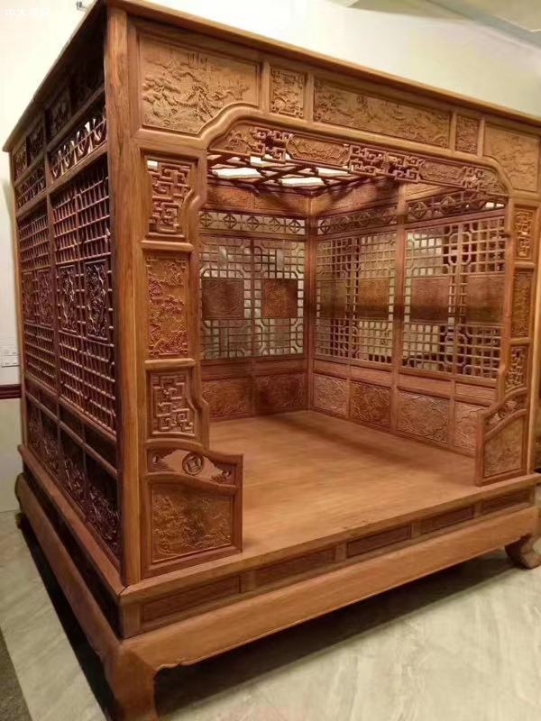 缅甸花梨架子床品牌