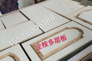 全桉多层板，模压门做出来不变形，没有空洞！图2