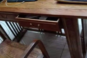 刺猬紫檀现代风格书桌椅子厂家直销图3