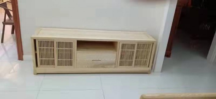 1.9米白蜡木电视柜