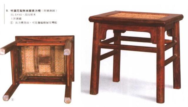 一、无束腰直足直枨[chéng]长方凳 明式家具之凳 