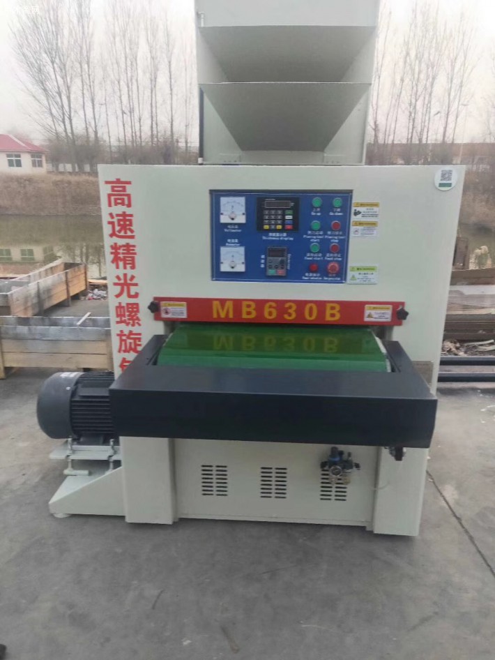 木工机械重型双面压刨工作视频价格