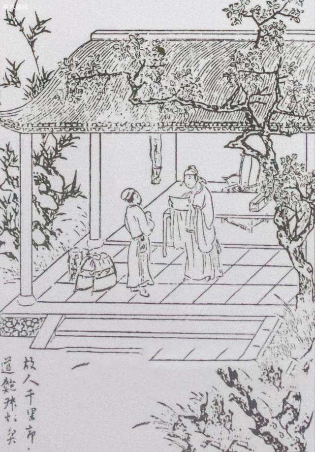 在古代的木刻版画插图中我们可以看到