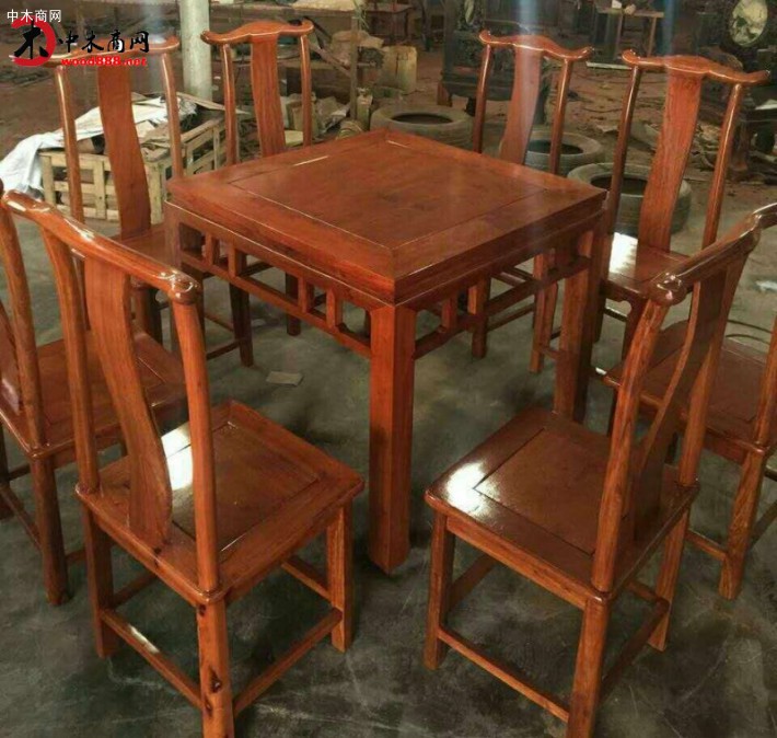 缅甸花梨八仙桌,麻将,餐桌两用为一体,凭祥市匠心居红木家具店厂家