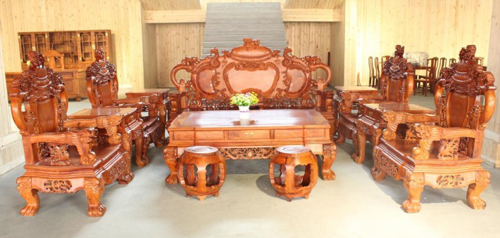 缅甸花梨沙发保养技巧？缅甸花梨红木沙发六件套价格大概多少？