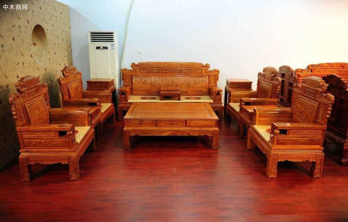 缅甸花梨沙发红木家具