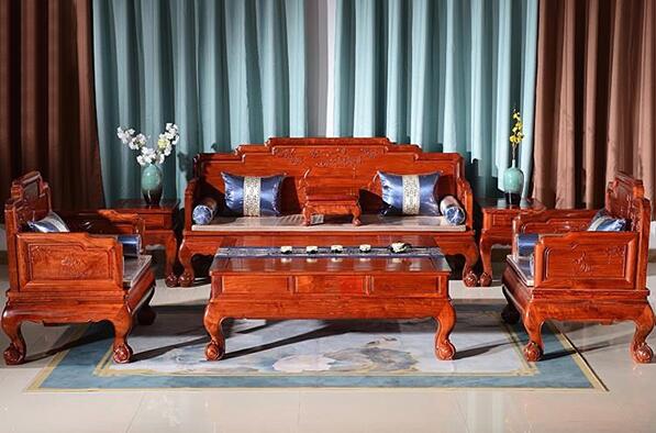 缅甸花梨红木沙发六件套价格大概多少