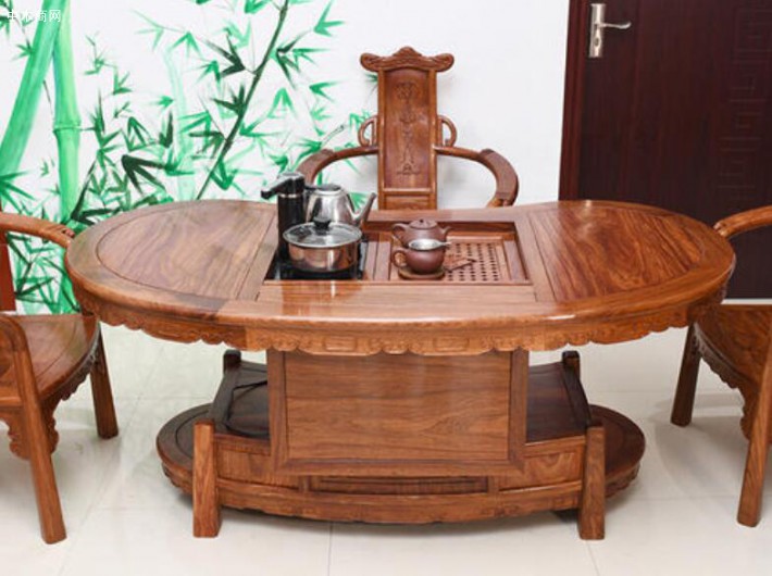 这些心仪的新中式红木茶台,值得让我们拥有!