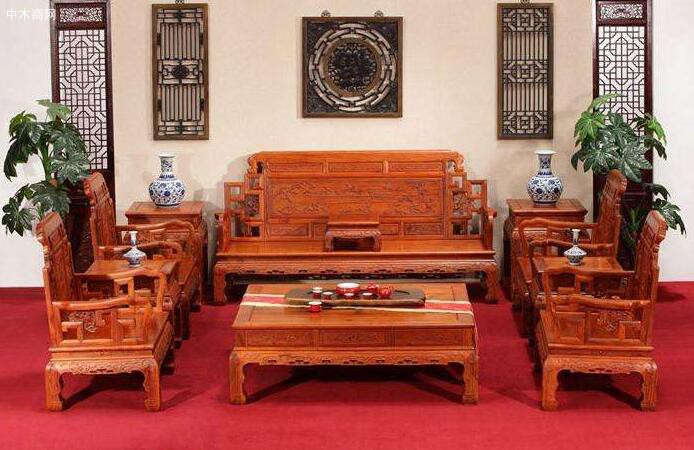 缅甸花梨红木家具的摆放跟装修空间规划合理