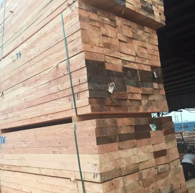 辐射松建筑木方,花旗松木材加工厂批发方木口料