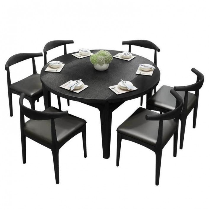 名美轩北欧餐桌,餐椅实物高清图片