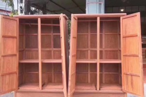 苏作明式家具,缅甸花梨木素面圆角柜面条柜木趣居220-196-50图2