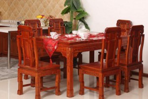 青岛榆木餐桌椅系列,榆木茶台,茶道桌