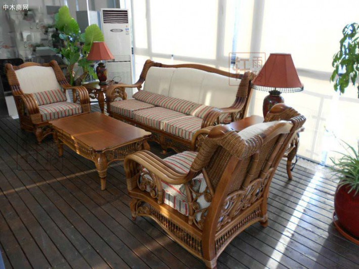 精品藤沙发工艺精湛美观大方价格优惠
