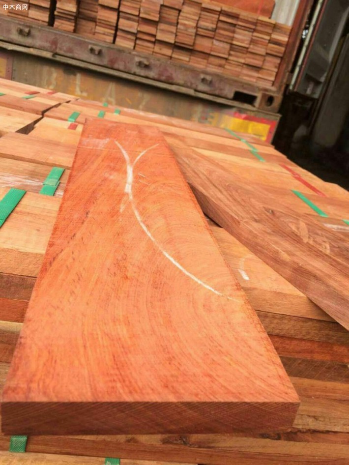 超美木业红檀香,龙凤檀地板坯料高清图片厂家