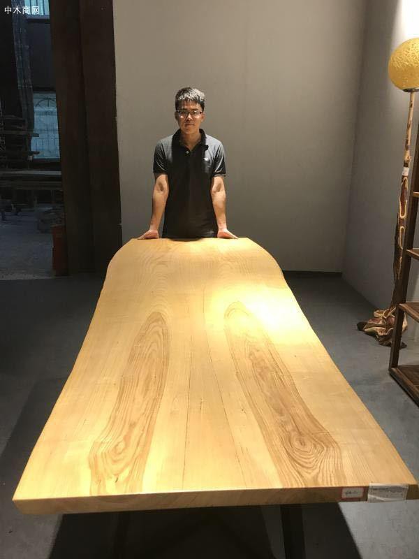 精品白蜡木实木大板