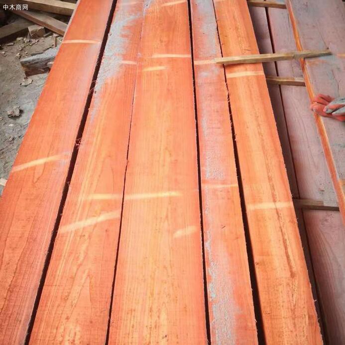 纯实木红椿木烘干家具板材高清图片厂家