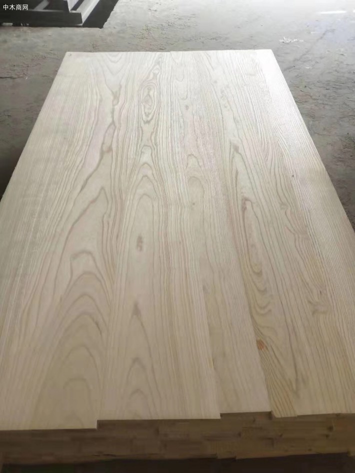 白椿木直拼板高档实木桌面家具板材可按规格定做品牌