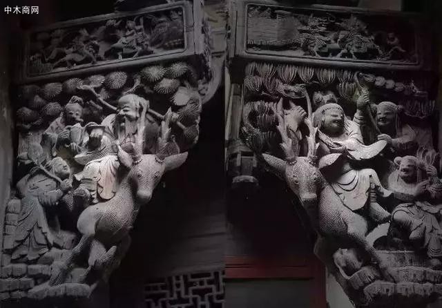 中国古建筑构件之美:雀替和牛腿的区别批发