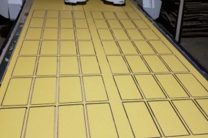 样品板材激光打标,板材封边,样册粘贴,异型雕刻厂家批发价格图3