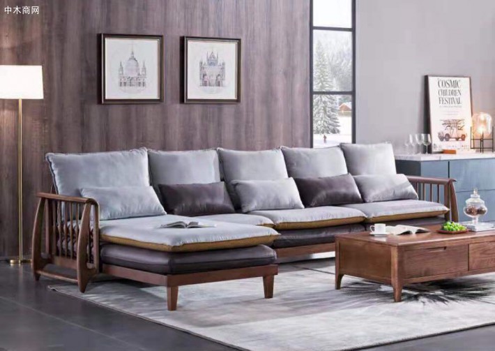 北欧白蜡木实木凉席沙发价格多少钱一套?