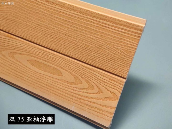 吸音板生态木双75浮雕板品牌