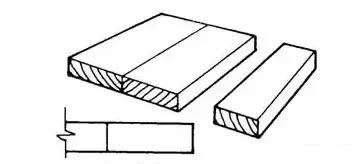 实木拼板类型中的平拼形式