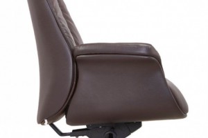 皮座椅A28带头枕办公椅子生产厂家图1