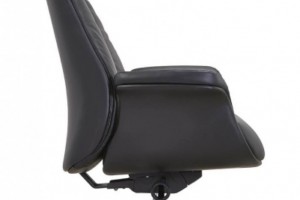皮座椅A28带头枕办公椅子生产厂家图3