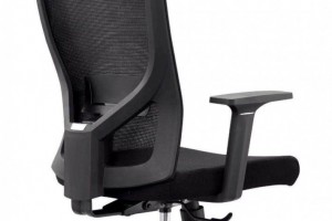现代网转椅带头枕黑色电脑椅子Y20图2