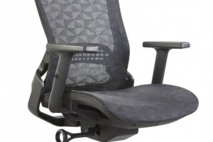 现代网转椅带头枕黑色电脑椅子A35图3