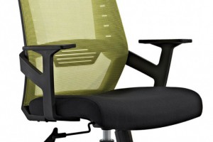 现代网转座椅301A白色带头枕办公椅厂家批发图3
